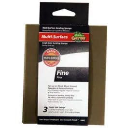 Premium 180-Grit Foam Sanding Pad – 4.5 in × 5.5 in, 3-Pack