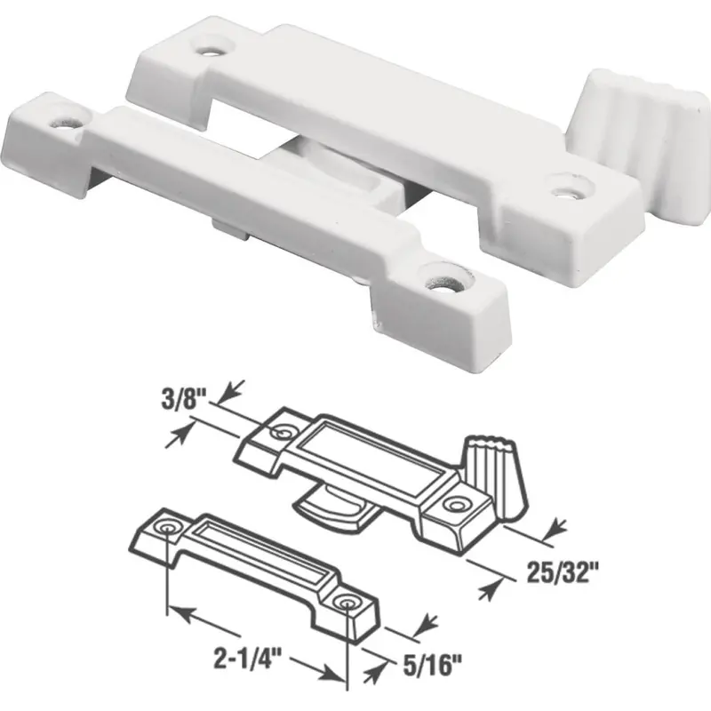 Prime-Line Slim-Line Window Sash Lock for Double-Hung Windows