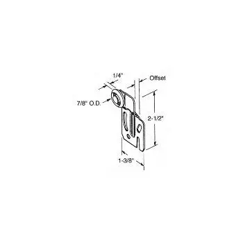 PrimeLine/SlideCo N6500 Wardrobe Door Roller – Front Mount