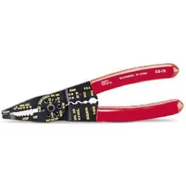 Professional 8-Inch Wire Stripper with Multiple Gauge Notches
