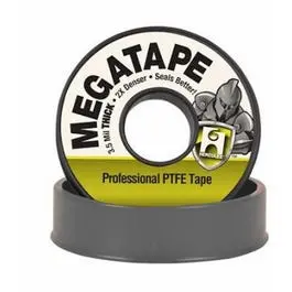 Professional-Grade Gray PTFE Thread Seal Tape – ½” × 260 ft