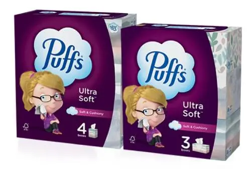 Puffs Ultra Soft Facial Tissue – Premium Disposable Kleenex Alternative