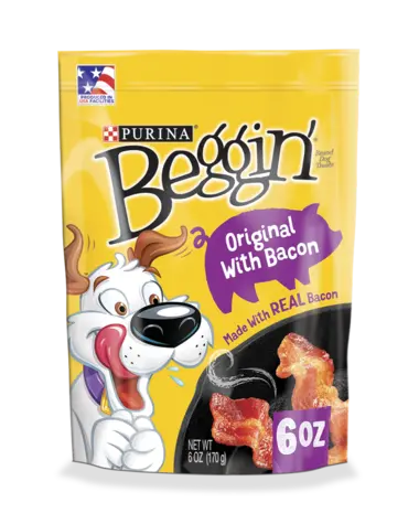 Purina Beggin’ Strips – Original Bacon-Flavored Dog Treats