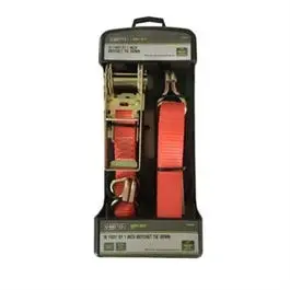 Ratchet Tie-Down Strap – 1-Inch x 16-Foot