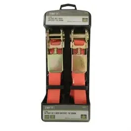 Ratchet Tie-Down Straps – 1-Inch x 10-Foot (2-Pack)