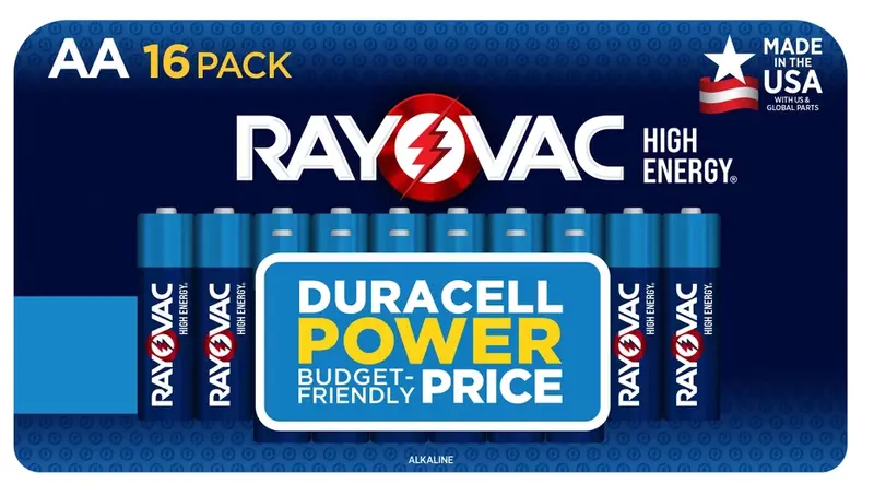 Rayovac HIGH ENERGY AA Alkaline Batteries (Pack of 4)