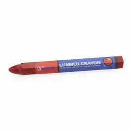 Red Marking Crayon – Weather-Resistant, High-Visibility Layout Tool
