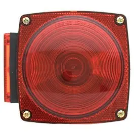 Red Right-Side LED Stop/Turn/Tail Light – 4.5 in, License-Light Excluded