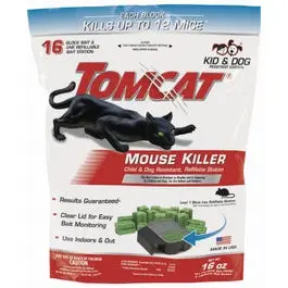Refillable Mouse Killer Station – 16-Unit Bulk Pack