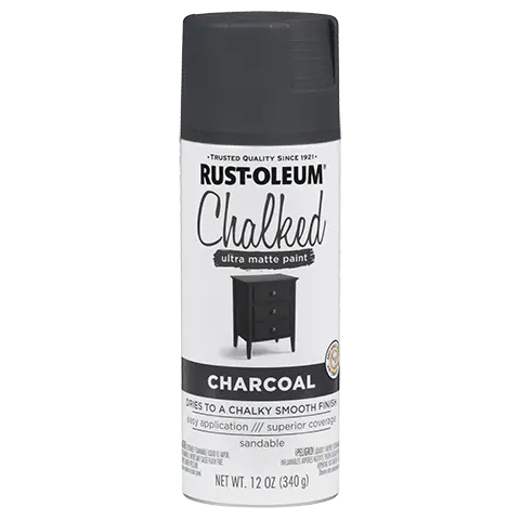 Rust-Oleum Chalked Ultra Matte Spray Paint – Charcoal, 12 oz