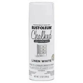 Rust-Oleum Chalked Ultra Matte Spray Paint – Linen White, 12 oz