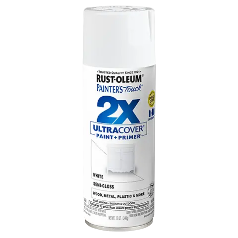 Rust-Oleum Painter’s Touch 2X Ultra Cover Semi-Gloss Spray Paint – 12 oz Can
