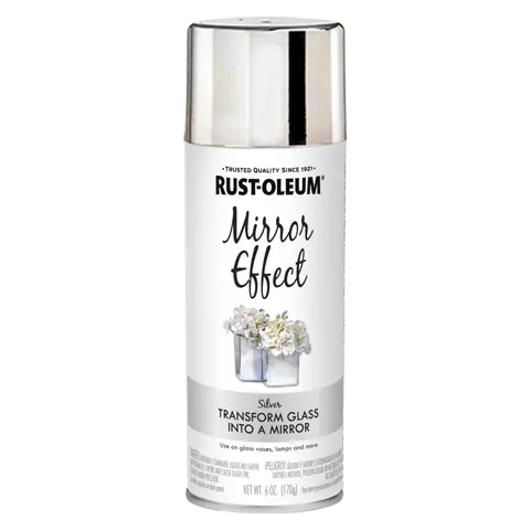 Rust-Oleum Specialty Mirror Effect Metallic Spray Paint – High-Gloss Reflective Finish