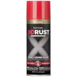 Rust-Resistant Hot Red Gloss Enamel Spray Paint – 12 oz