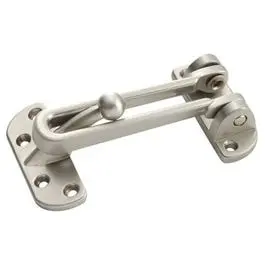 Satin Nickel Door Guard – Protective Kick Plate for Interior Doors