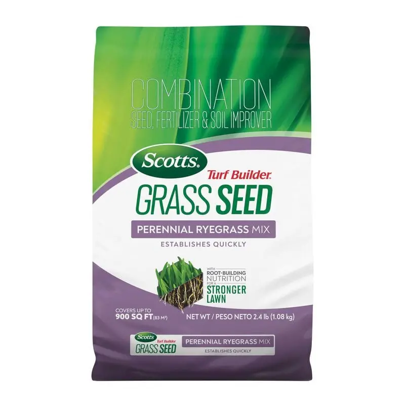 Scotts Turf Builder Perennial Ryegrass Grass Seed – 2.4 lbs