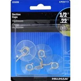 Small Clear Suction Cup for Temporary Mounting and Hanging