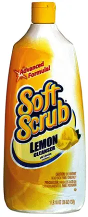 Soft Scrub Lemon-Scented Cleanser, 26-Ounce Bottle