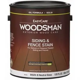 Solid-Color Oil-Based House & Trim Stain – Neutral Base, 1 Gallon