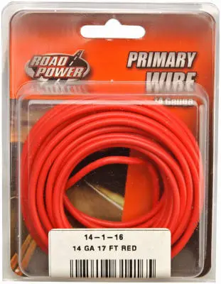 Southwire Red 14-Gauge Primary Electrical Wire – 17-Foot Spool