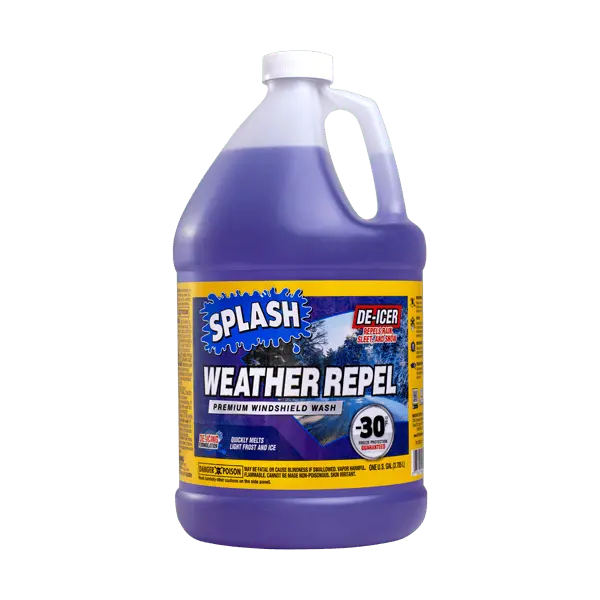 Splash Weather-Repel Windshield Washer Fluid – Rated to -30°F
