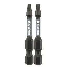 Square Drive Impact Bit Pack – #2 Tip, 2-Inch Length, 2-Piece Value Bundle