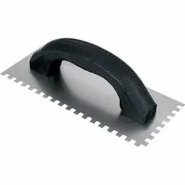 Square Notched Tile Trowel – 1/4-Inch x 1/4-Inch x 1/4-Inch Notch