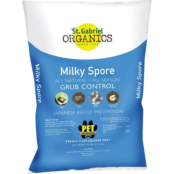 St. Gabriel Organics Milky Spore Powder – Natural Grub Control for Lawns