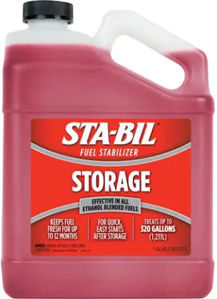 STA-BIL Fuel Stabilizer – One-Gallon Container for Seasonal Equipment Storage