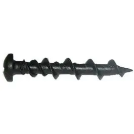 Stainless Steel Black Wall Dog Fasteners with Screws – 1.25-Inch, 4-Pack