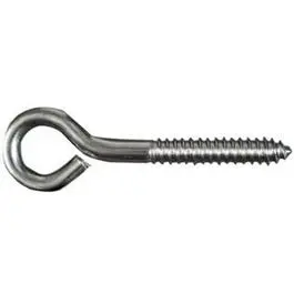 Stainless Steel Lag Screw Eye – 1/4″ x 5″