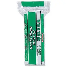 Standard Medium-Duty Plastic Drop Cloth – 9 ft x 12 ft Lightweight Shield