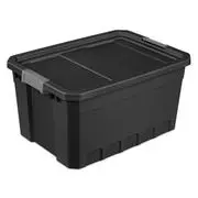 Sterilite Stacking Storage Tote – Durable, Labeled, Space-Saving Design