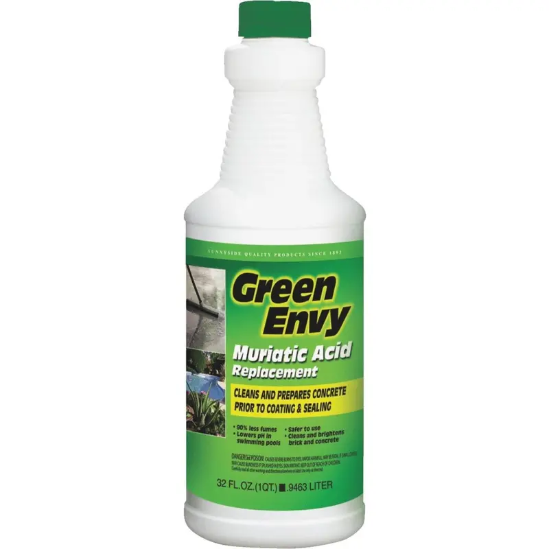 Sunnyside Green Envy Muriatic Acid – 32 oz Industrial-Strength Cleaner