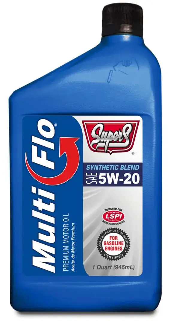 Super S Multi-Flo Synthetic Blend Motor Oil – SAE 5W-20, API SP / ILSAC GF-6A