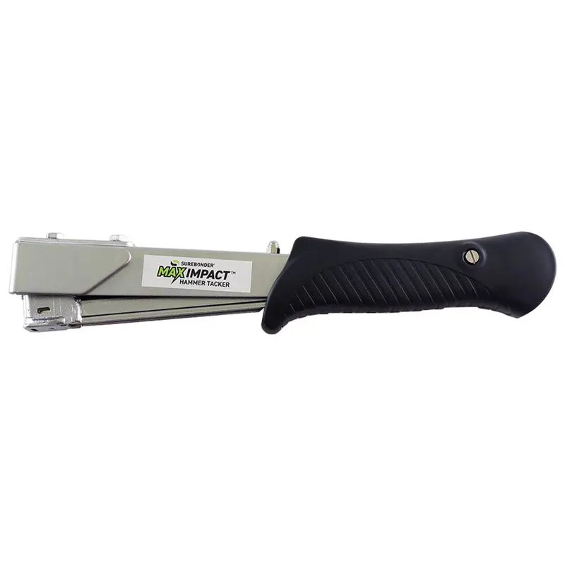 Surebonder 5800 Max Impact Heavy-Duty Hammer Tacker – Professional Staple Gun for Tough Applications