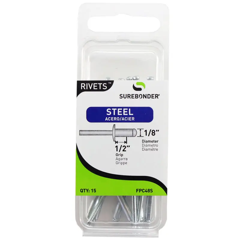 Surebonder FPC48S Long Steel Rivets for Heavy-Duty Fastening