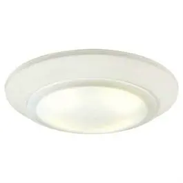 Surface-Mount LED Light Fixture – Frosted White Lens, 15W, 1050 Lumens, 7-3/8-Inch Diameter