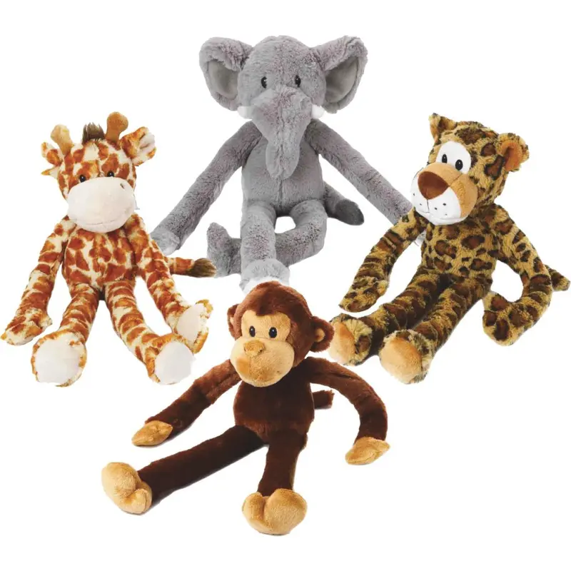 Swingin’ Safari Squeaky Plush Dog Toy – 19 in