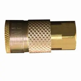 T-Style Female Compression Coupler – 1/4-Inch NPT Thread