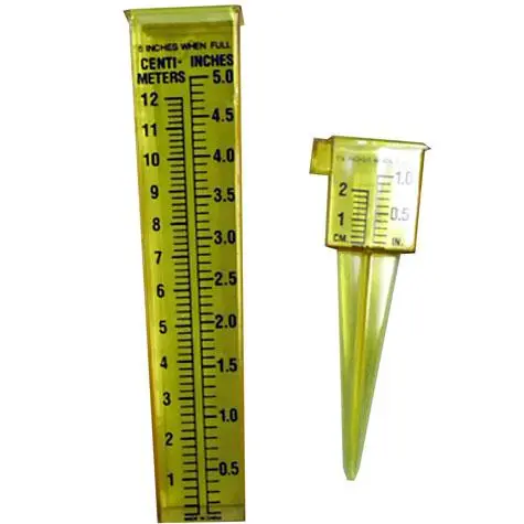 Taylor 2-in-1 Analog Rain Gauge with Dual-Scale Measurement (Inches & Millimeters)