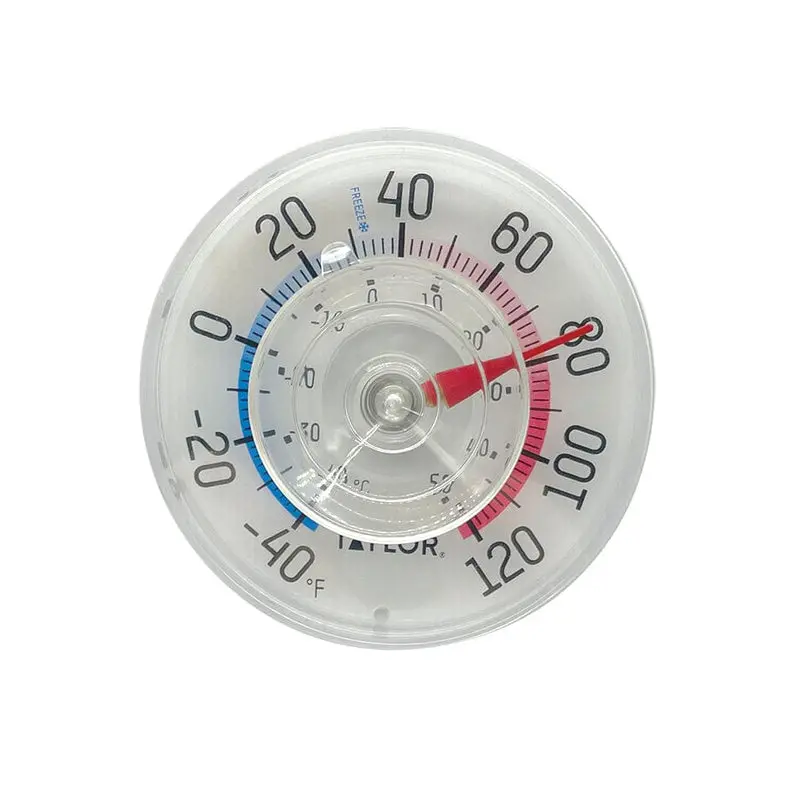 Taylor 3.5-Inch Suction-Cup Dial Thermometer for Windows and Surfaces