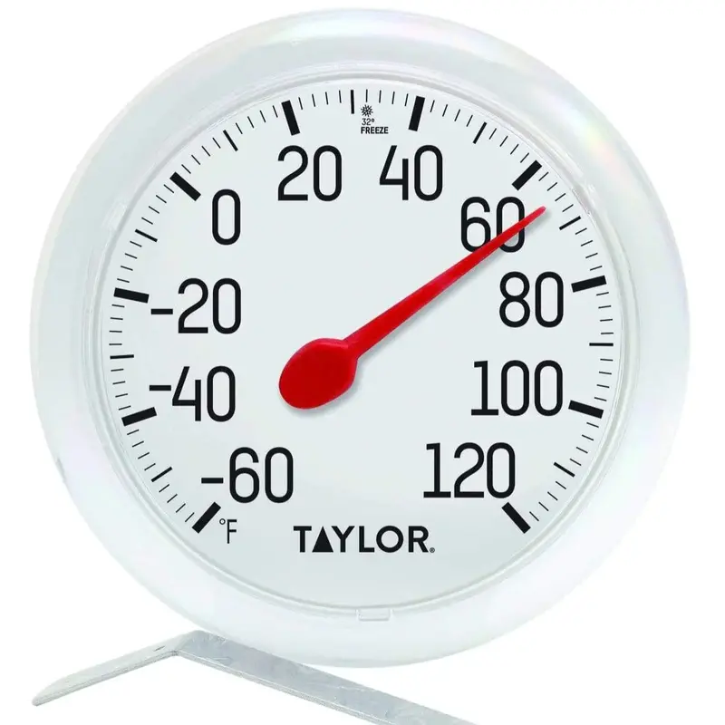 Taylor 6-Inch Dial Thermometer with Metal Housing and Probe