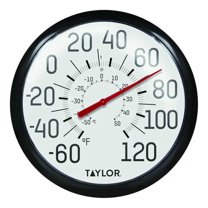 Taylor Big & Bold Outdoor Thermometer with Easy-Read Dial