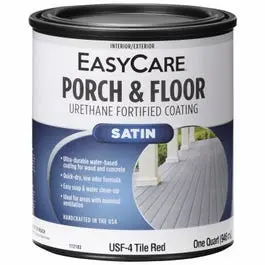 Tile Red Satin Porch & Floor Paint – 1 Qt Can