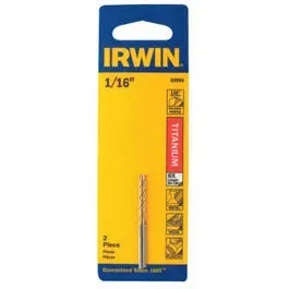 Titanium-Coated Jobber Drill Bit – 1/16-Inch Diameter