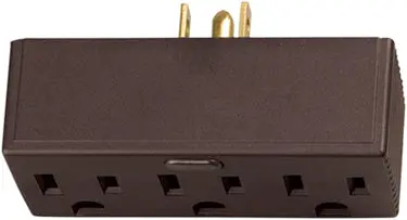 Triple-Ground Tap Connector – Brown Housing