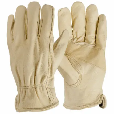 True Grip Pigskin Leather Work Gloves for Heavy-Duty Tasks