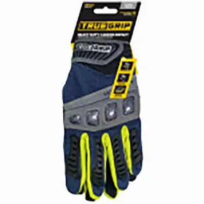 True Grip Touchscreen-Compatible Work Gloves – Reinforced Knuckle Protection