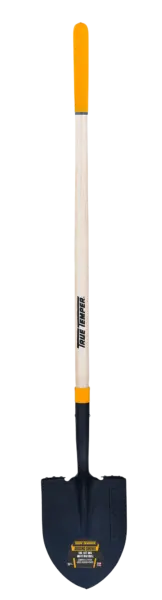True Temper Forged Round-Point Shovel with Comfort Step and Cushioned Grip